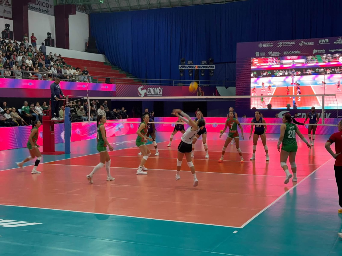 México pierde contra Estados Unidos en el NORCECA Final Six 2026.