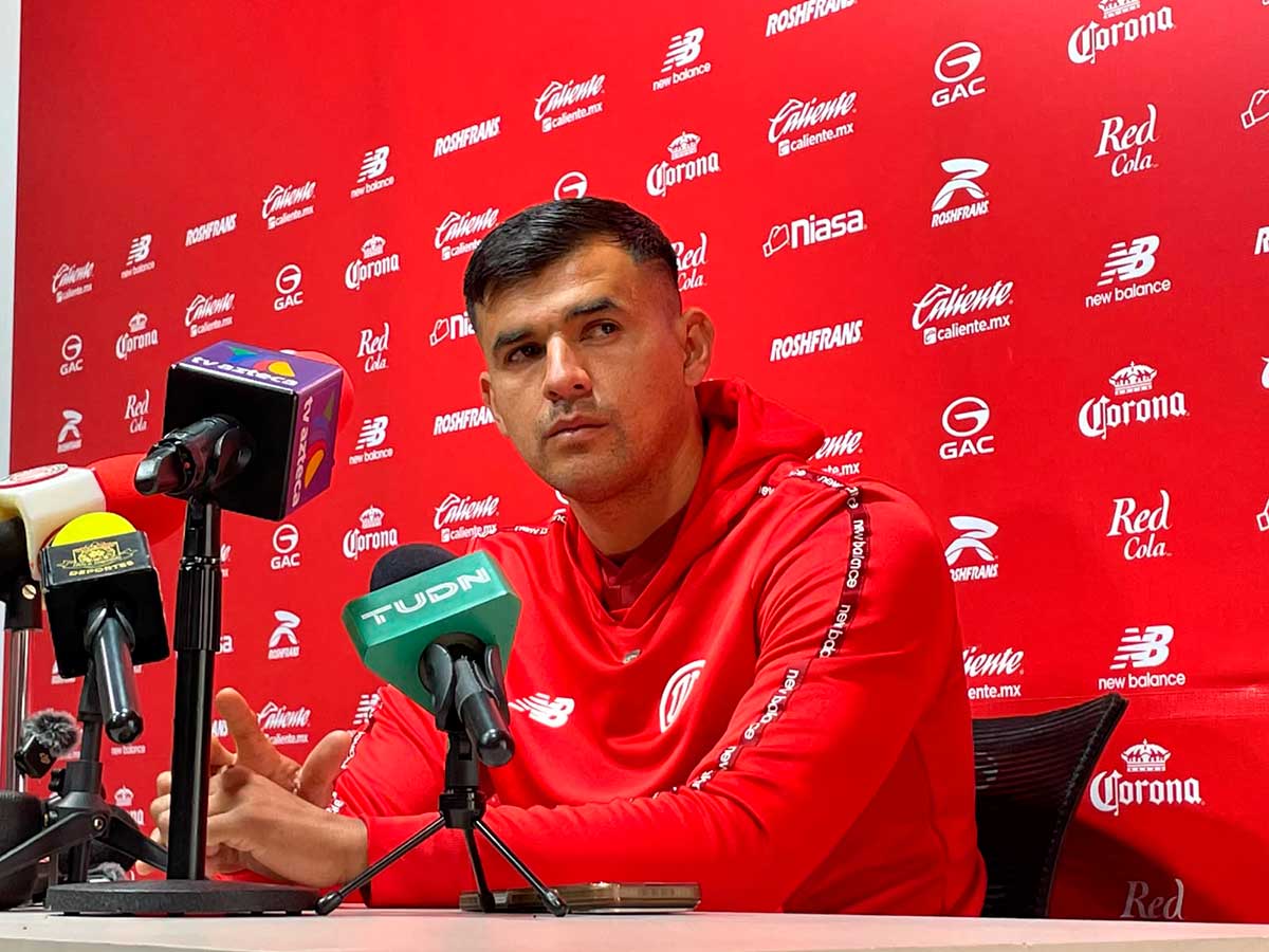 Luis Gracía, jugador del Toluca.