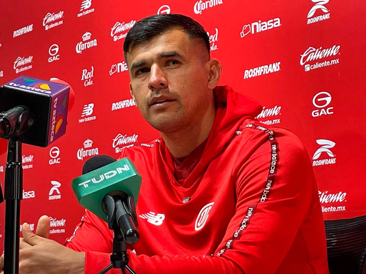 Luis Gracía, jugador del Toluca.