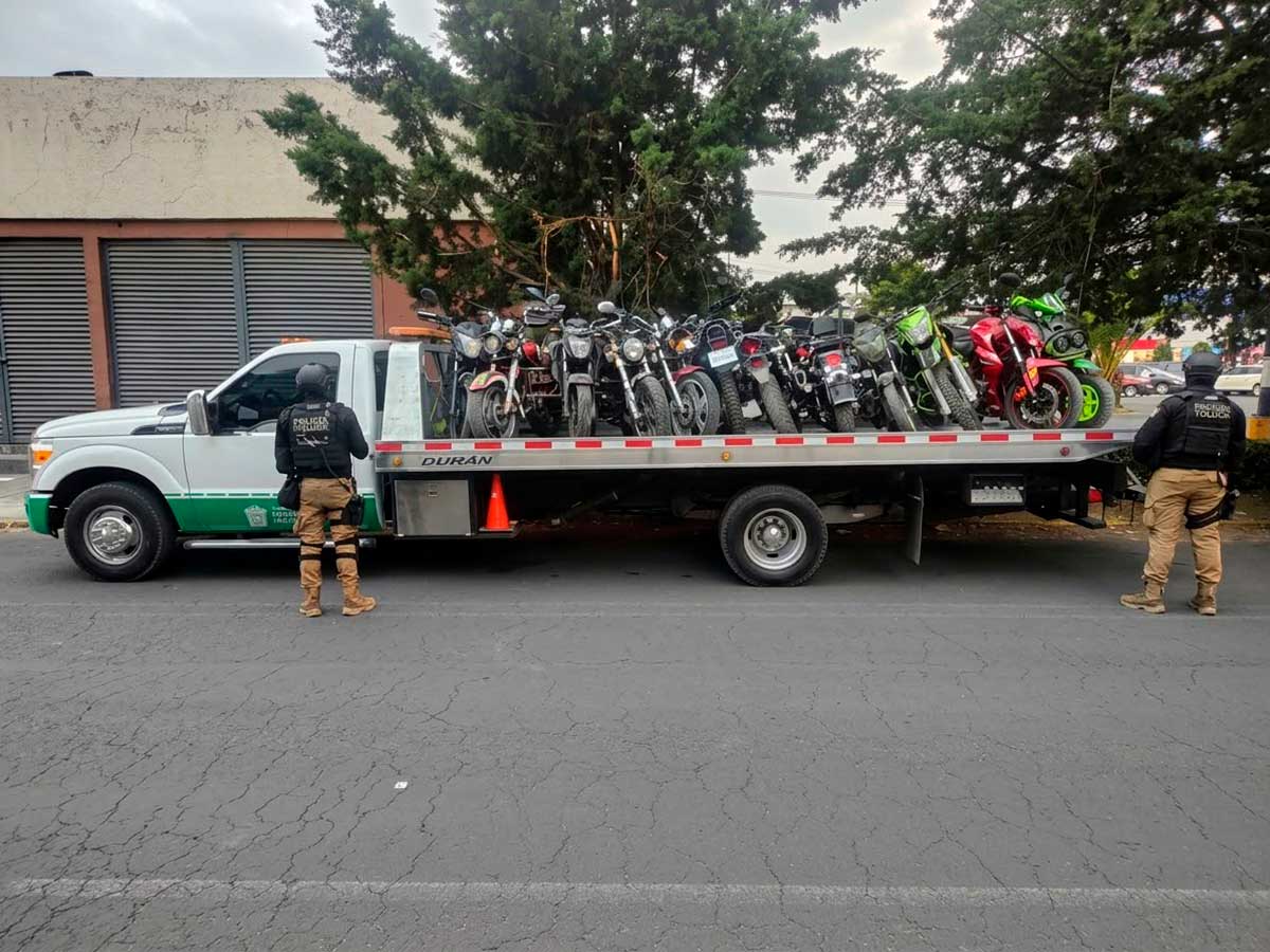 Operativos Moto Segura en Toluca.