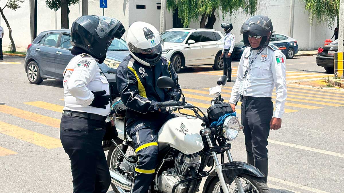 Operativos Moto Segura en Toluca.