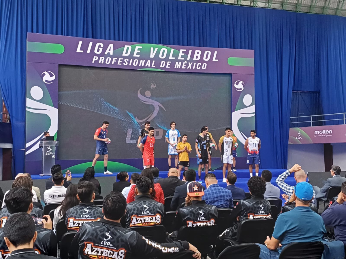 Presentación de la Liga Profesional de Voleibol Varonil.