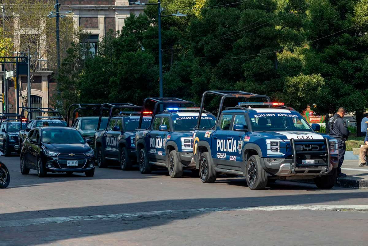 Toluca desplegará seguridad durante las fiestas patrias 2026.