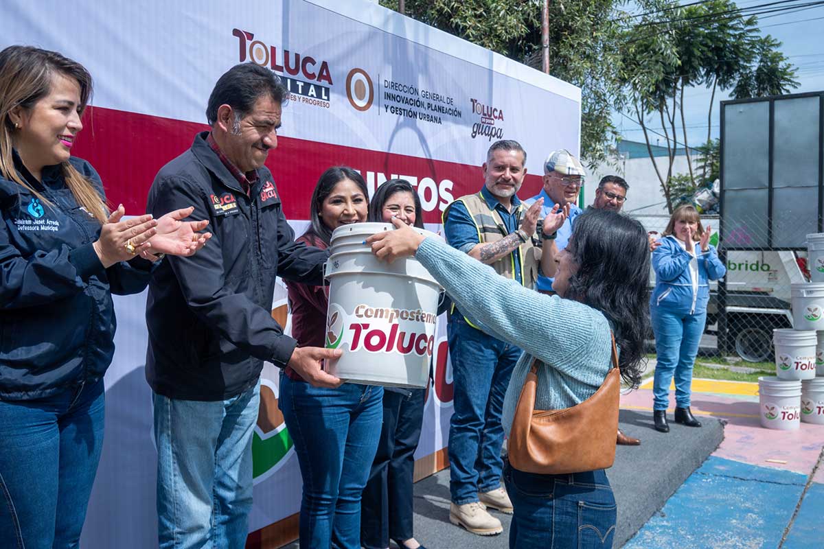 Toluca inicia separación de residuos en la Colonia Morelos.