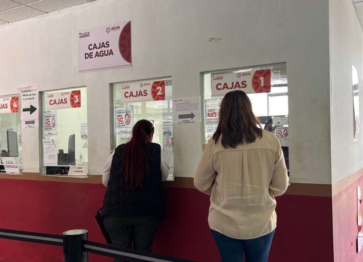 Toluca ofrece hasta 100% de descuento en recargos de pago em agua potable.