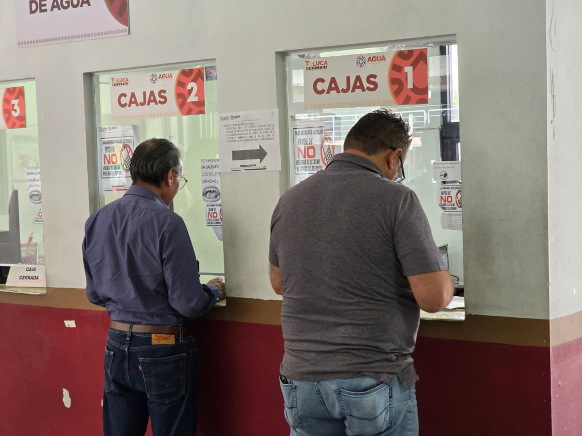 Toluca ofrece hasta 100% de descuento en recargos de pago em agua potable.