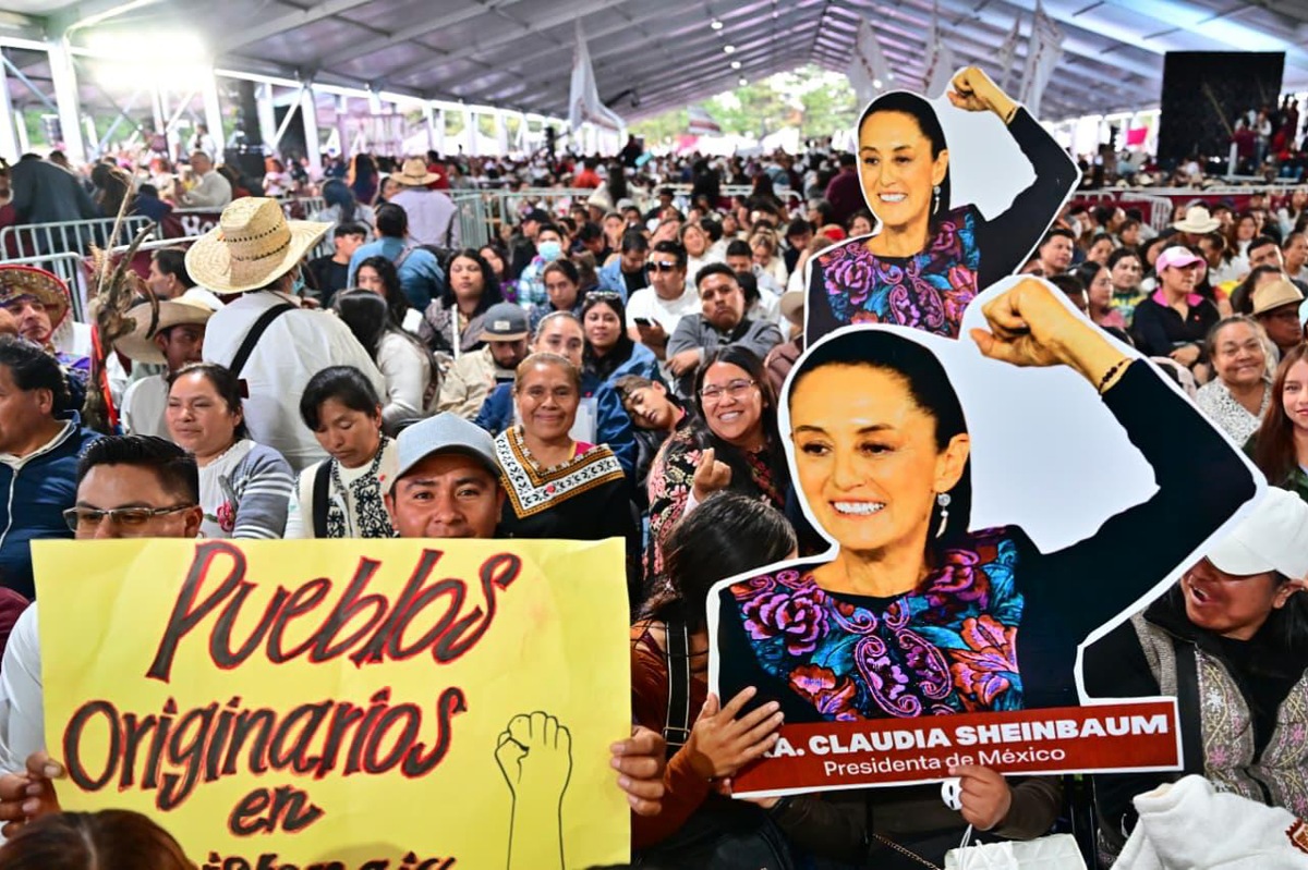 Toluca recibe a la presidenta Claudia Sheinbaum Pardo.