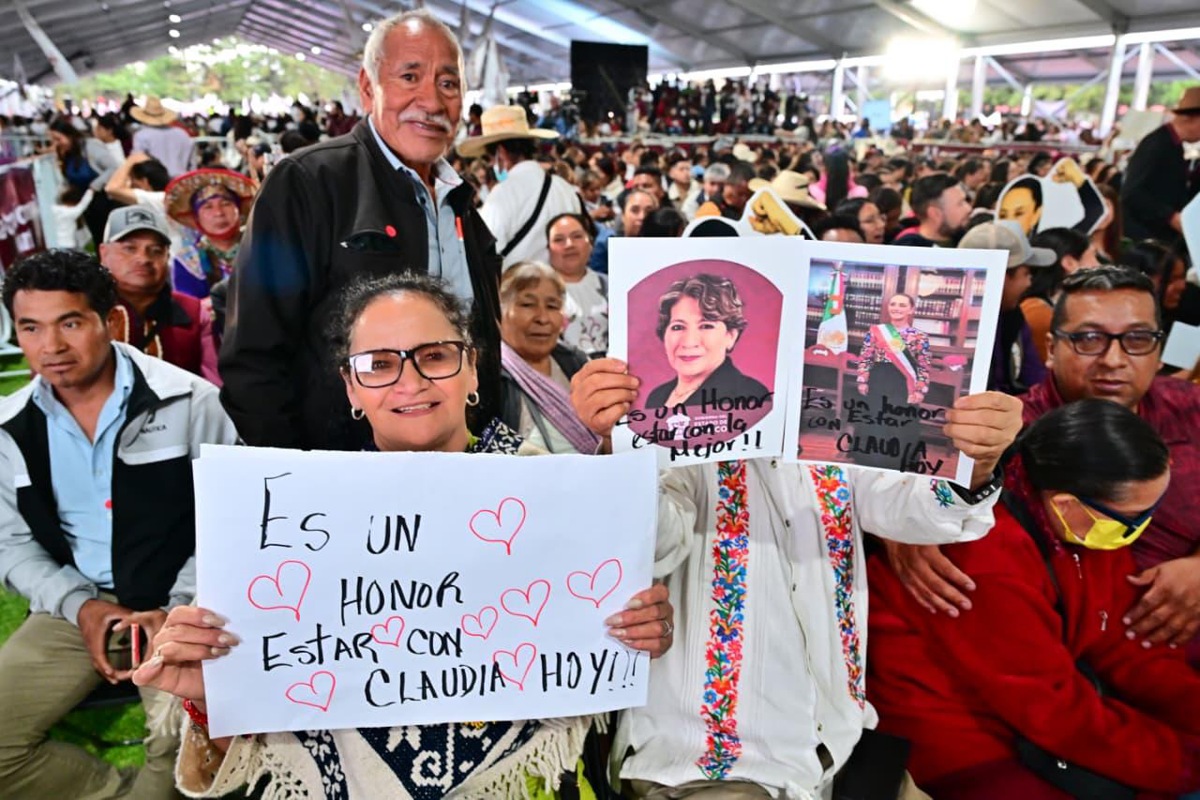 Toluca recibe a la presidenta Claudia Sheinbaum Pardo.