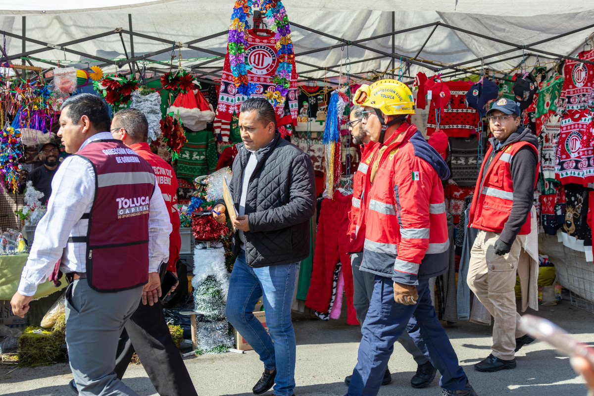 Toluca refuerza operativos contra la pirotecnia ilegal.