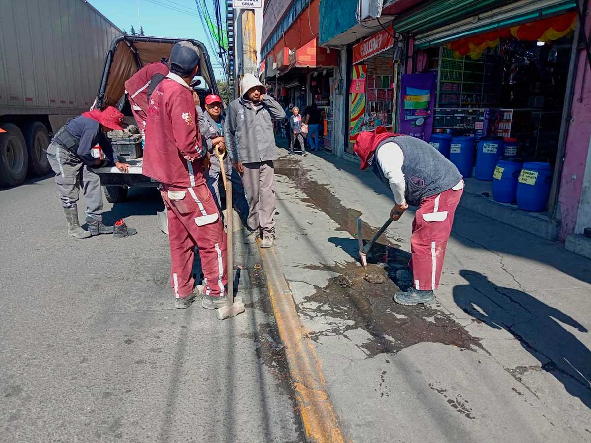 Toluca repara más de 2 mil 600 fugas de agua para mejorar el abasto