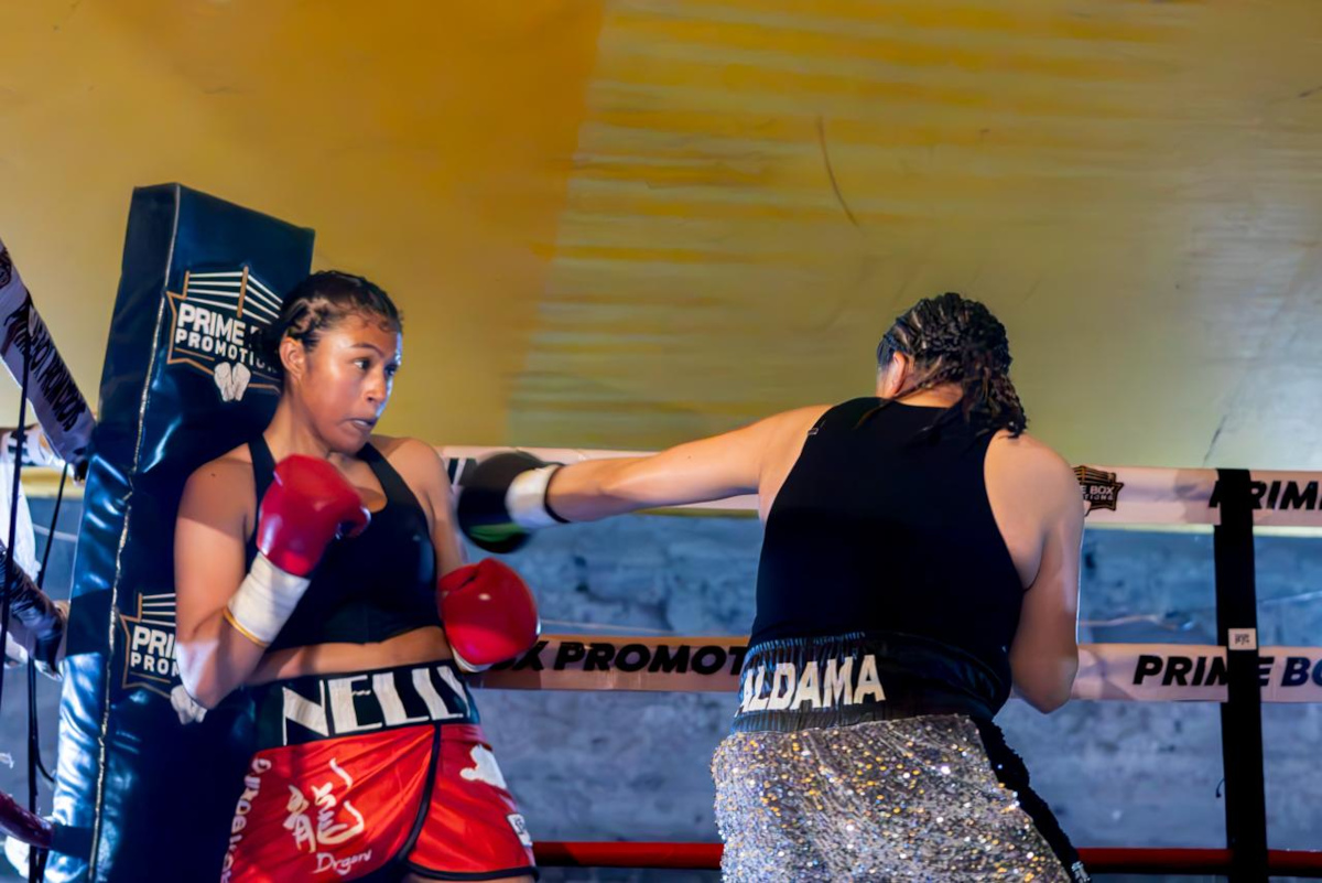 Velada de boxeo en Toluca.