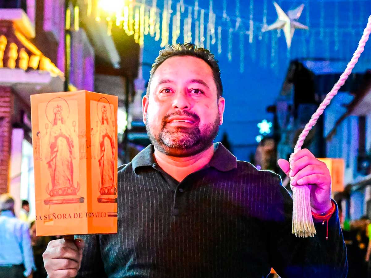 Alcalde de Tonatico, César Fuentes