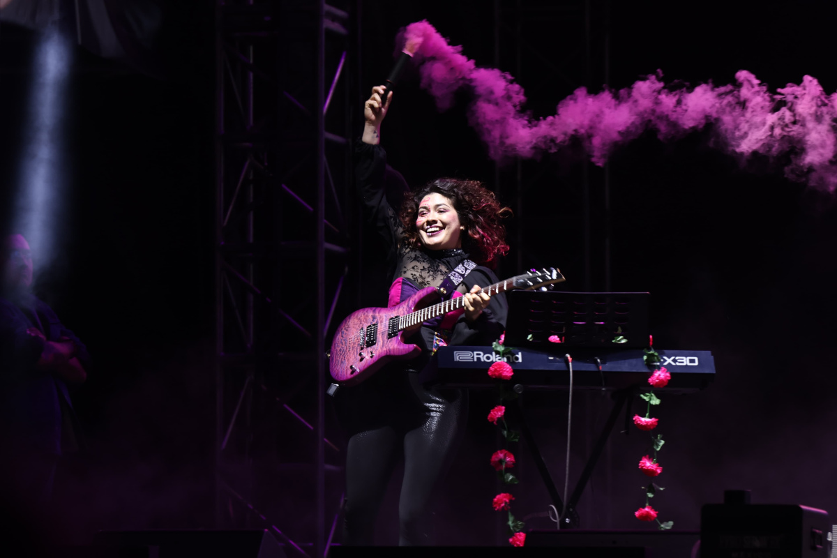 Artistas locales y emergentes en la Feria del Alfeñique 2026.