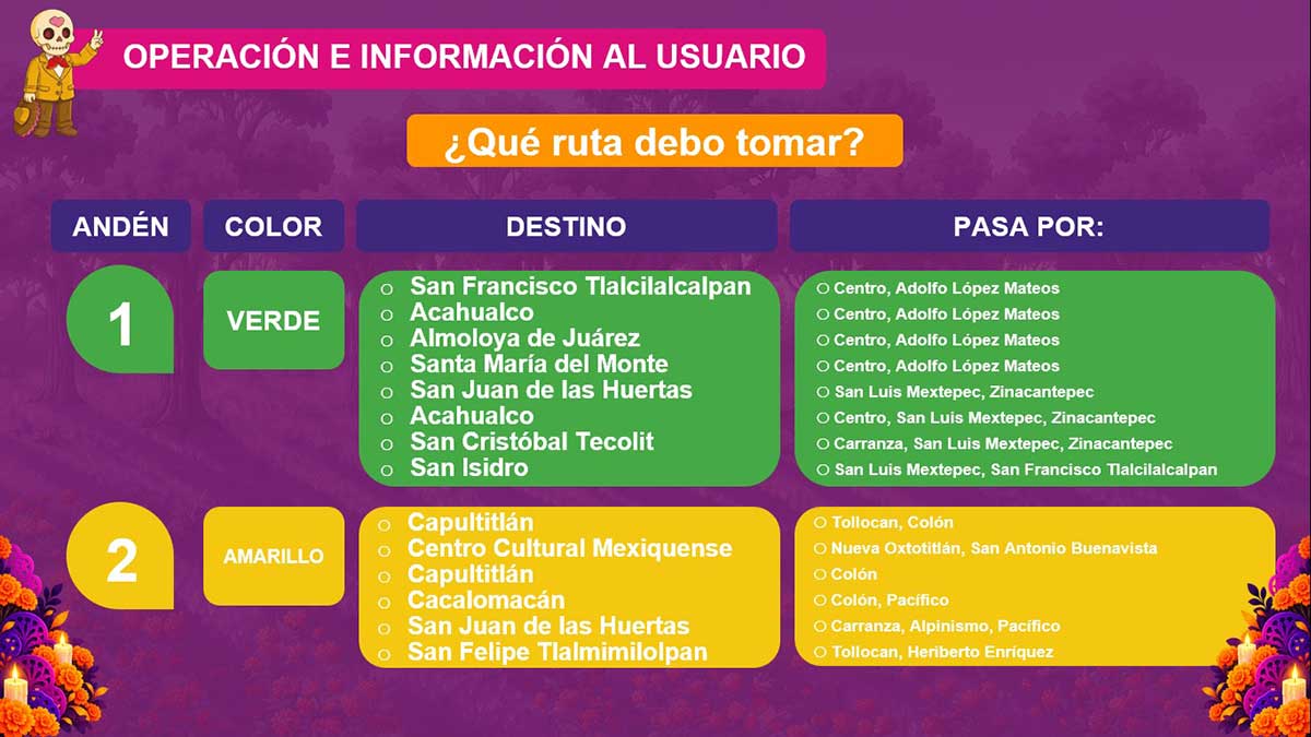 Rutas del Alfeñique Bus.