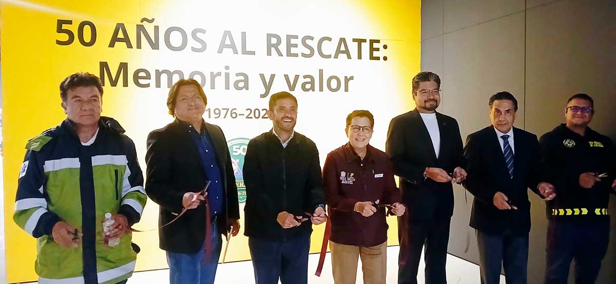 Exposición de la historia de la labor del SUEM.