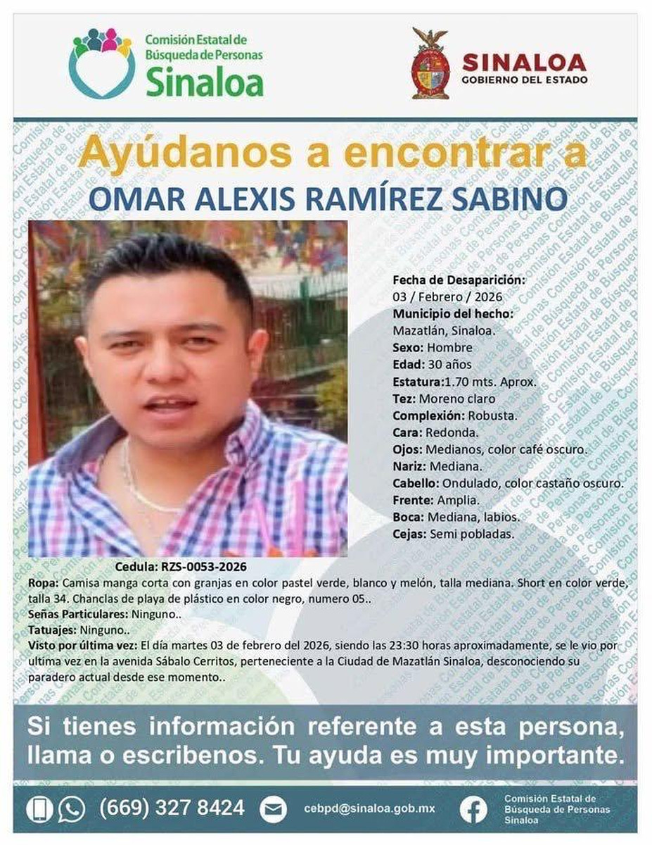 Detienen a implicados en desaparición de familia de Ixtlahauca en Mazatlán Sinaloa.