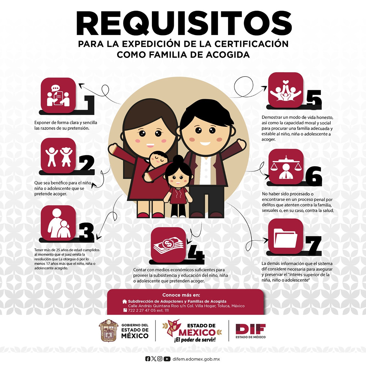 DIFEM busca familias para brindar hogares temporales a niñas, niños y adolescentes