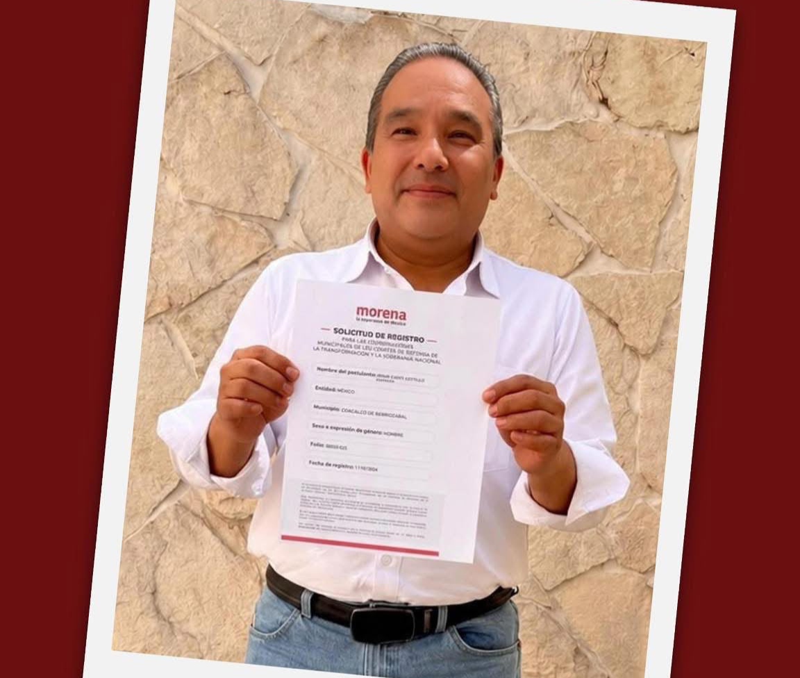 Erwin Castelán aspirante por Morena a Coacalco.