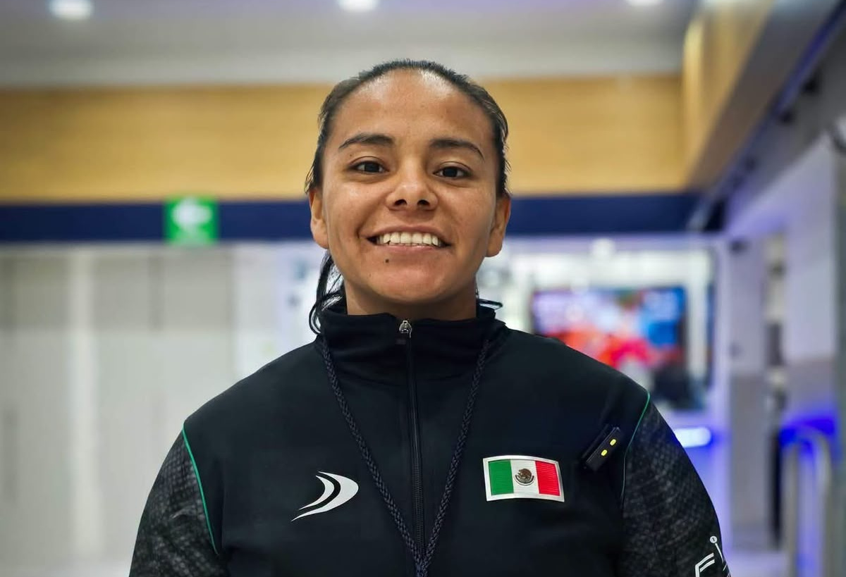 Fátima Moreno atleta de Frontball de Zinacantepec.