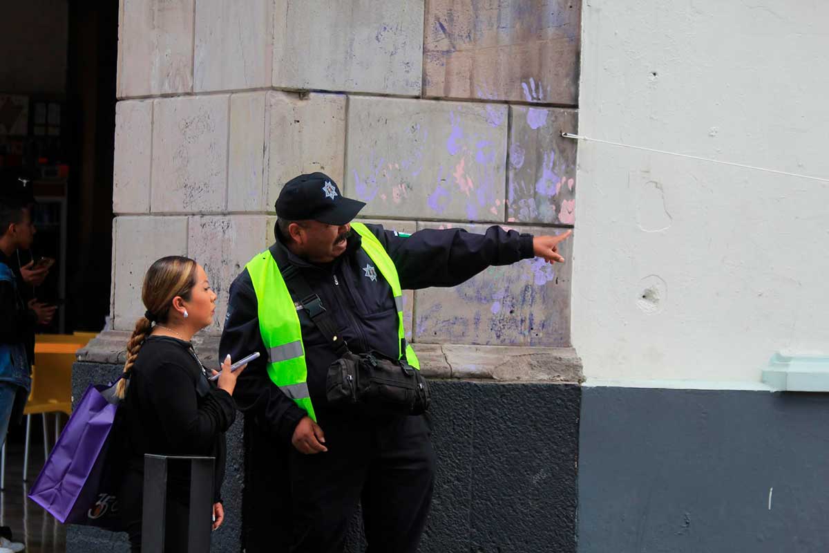 Operativo de seguridad en Toluca durante la Feria del Alfeñique 2026.