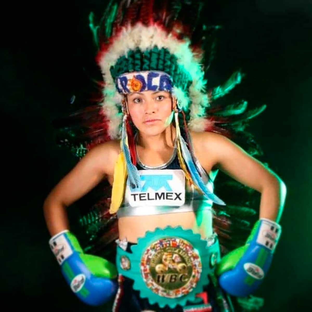 Boxeadora Mexiquense Ibeth "Roca" zamora.