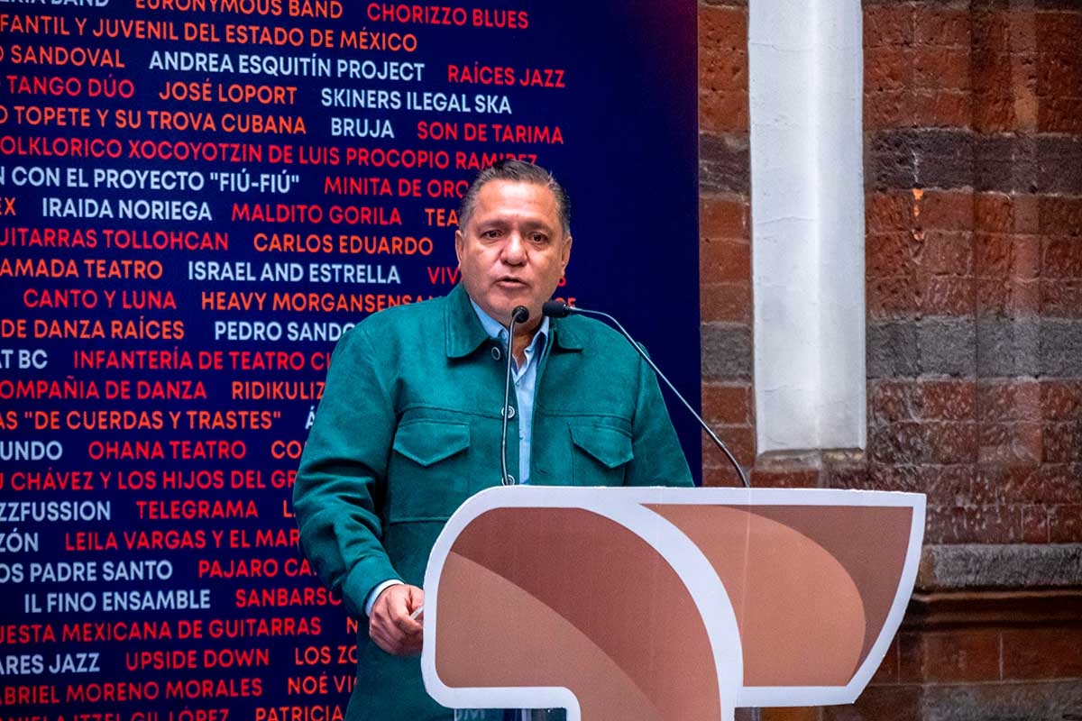 Conferencia de Ricardo Moreno, alcalde de Toluca.