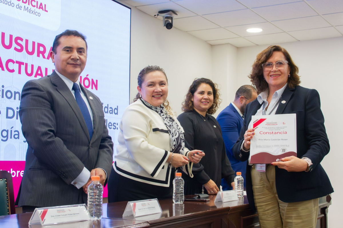 Capacitación del Poder Judicial del Edoméx.