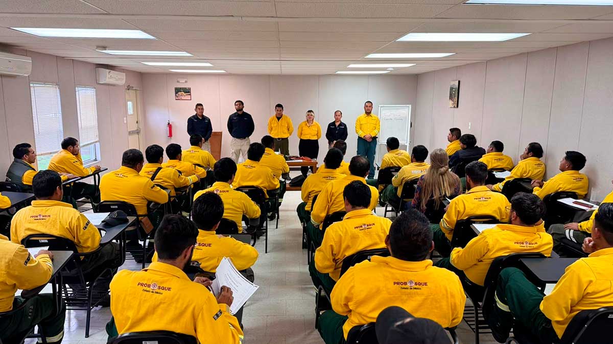 Probosque capacita al Cuerpo de Dragones ante riesgo de incendios forestales en Edomex