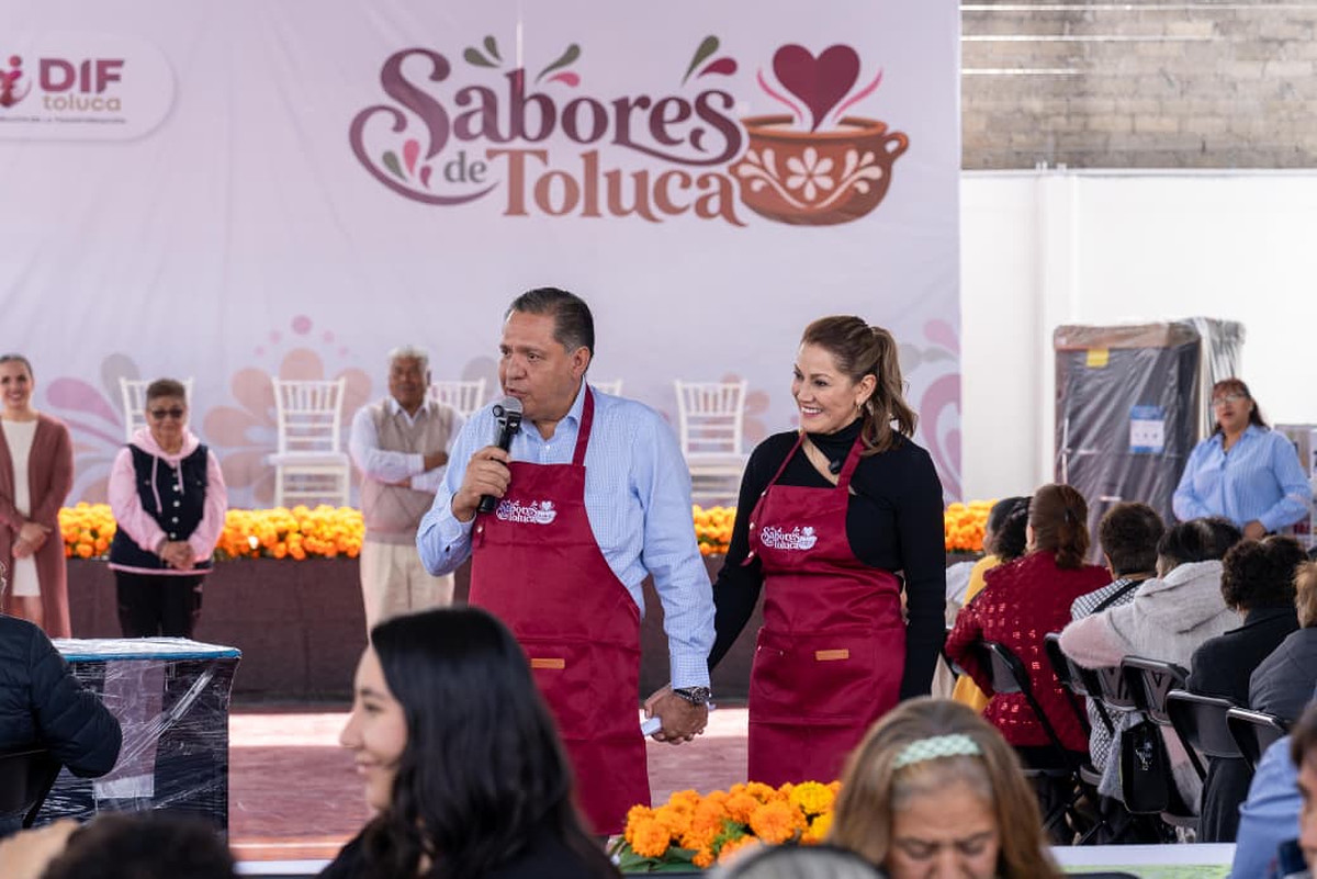 Toluca lleva a cabo certámen gastronómico de personas adultas mayores.